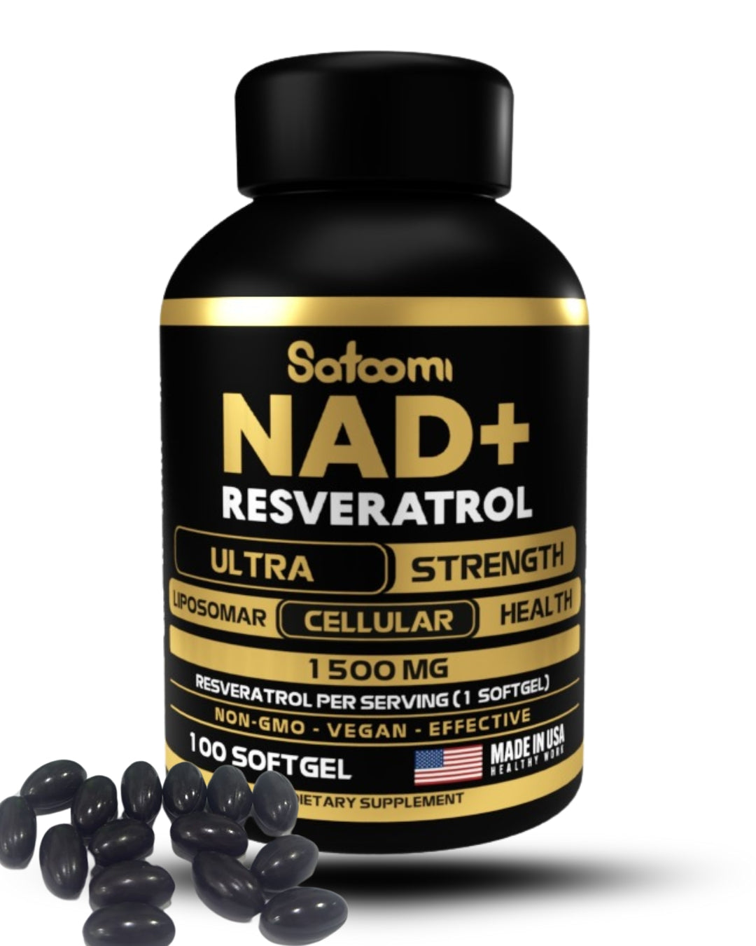 NAD+ RESVERATROL X100 CÁPSULAS