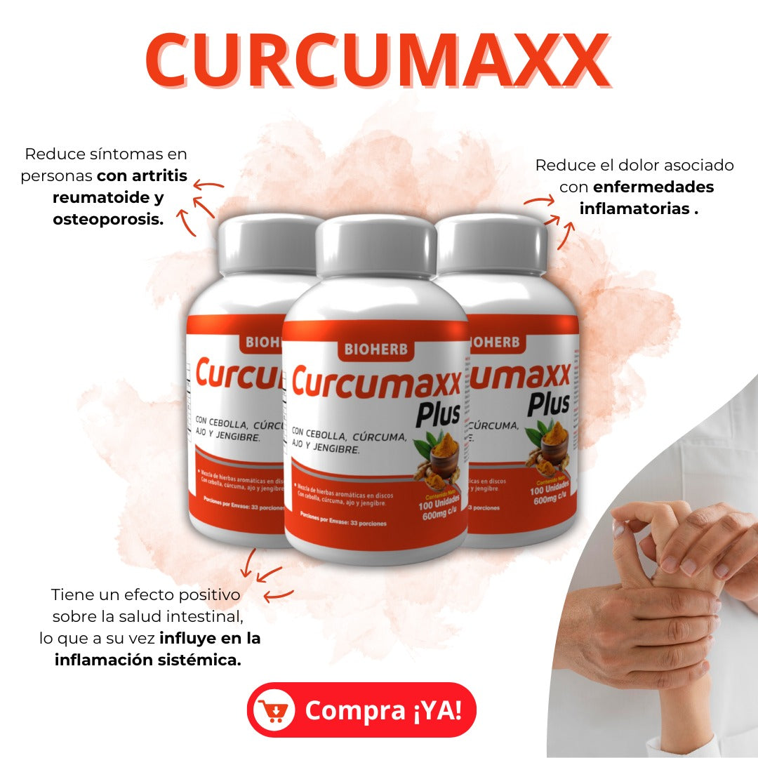 CURCUMAXX X 100 TABLETAS ( Envío gratis + Pago contra entrega)