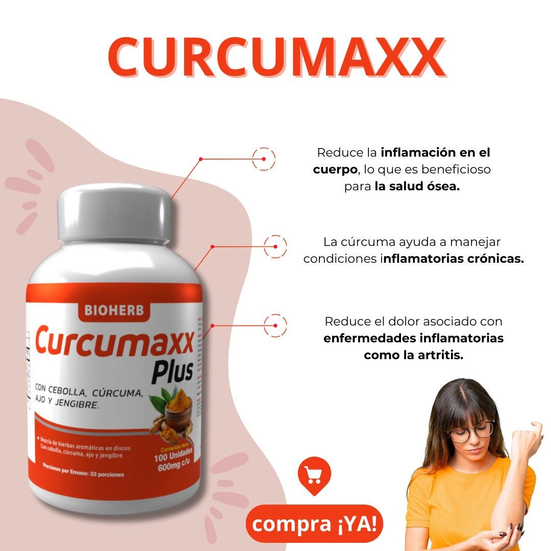 CURCUMAXX X 100 TABLETAS ( Envío gratis + Pago contra entrega)