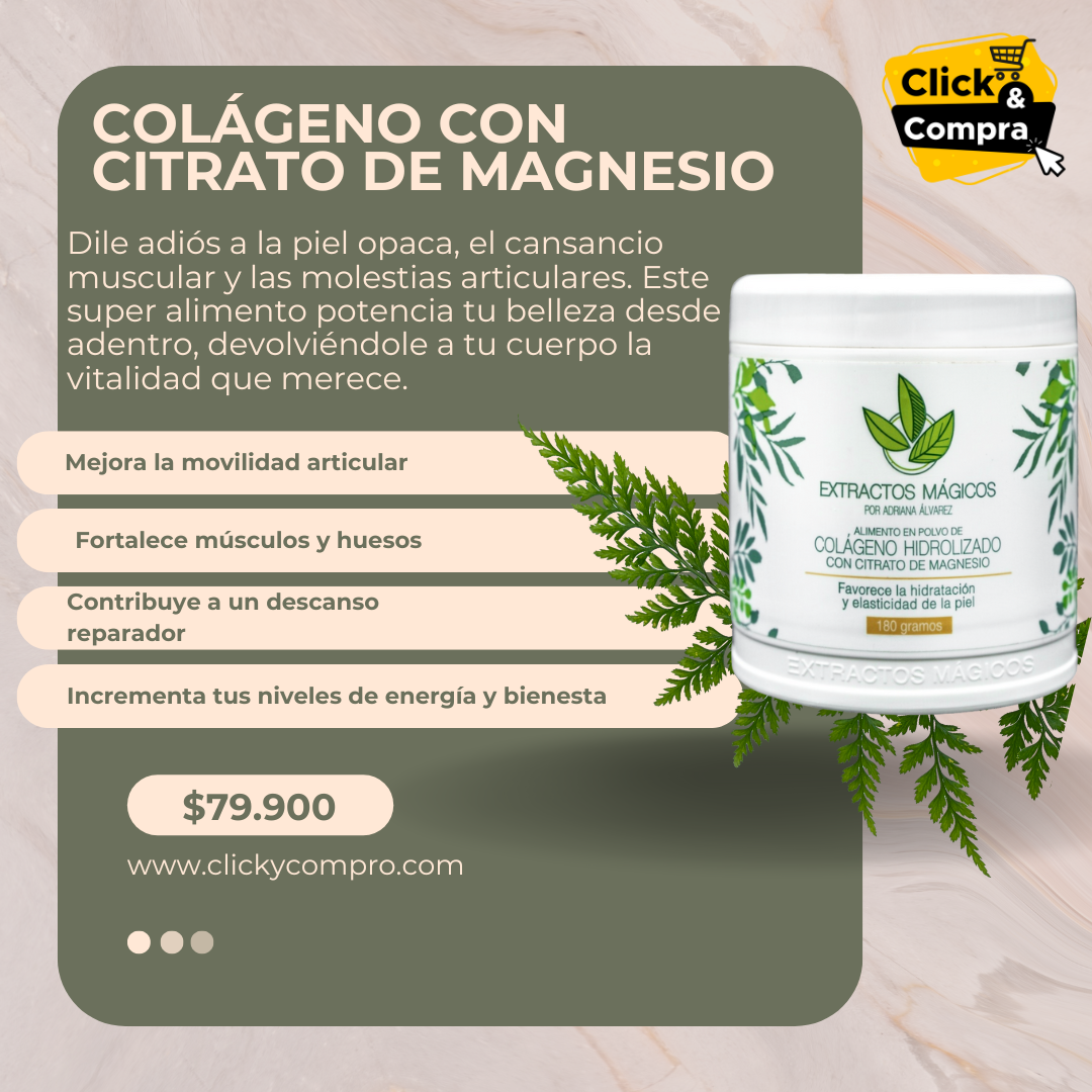 Colágeno Con Citrato De Magnesio