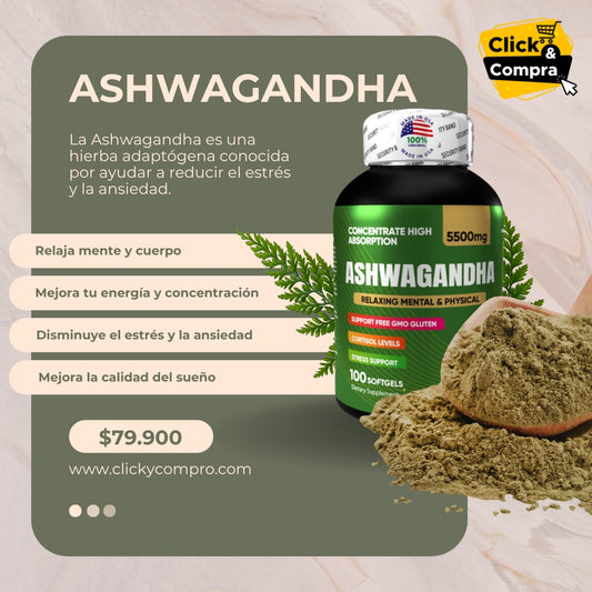 ASHWAGANDHA ORIGINAL CÁPSULAS EN GEL