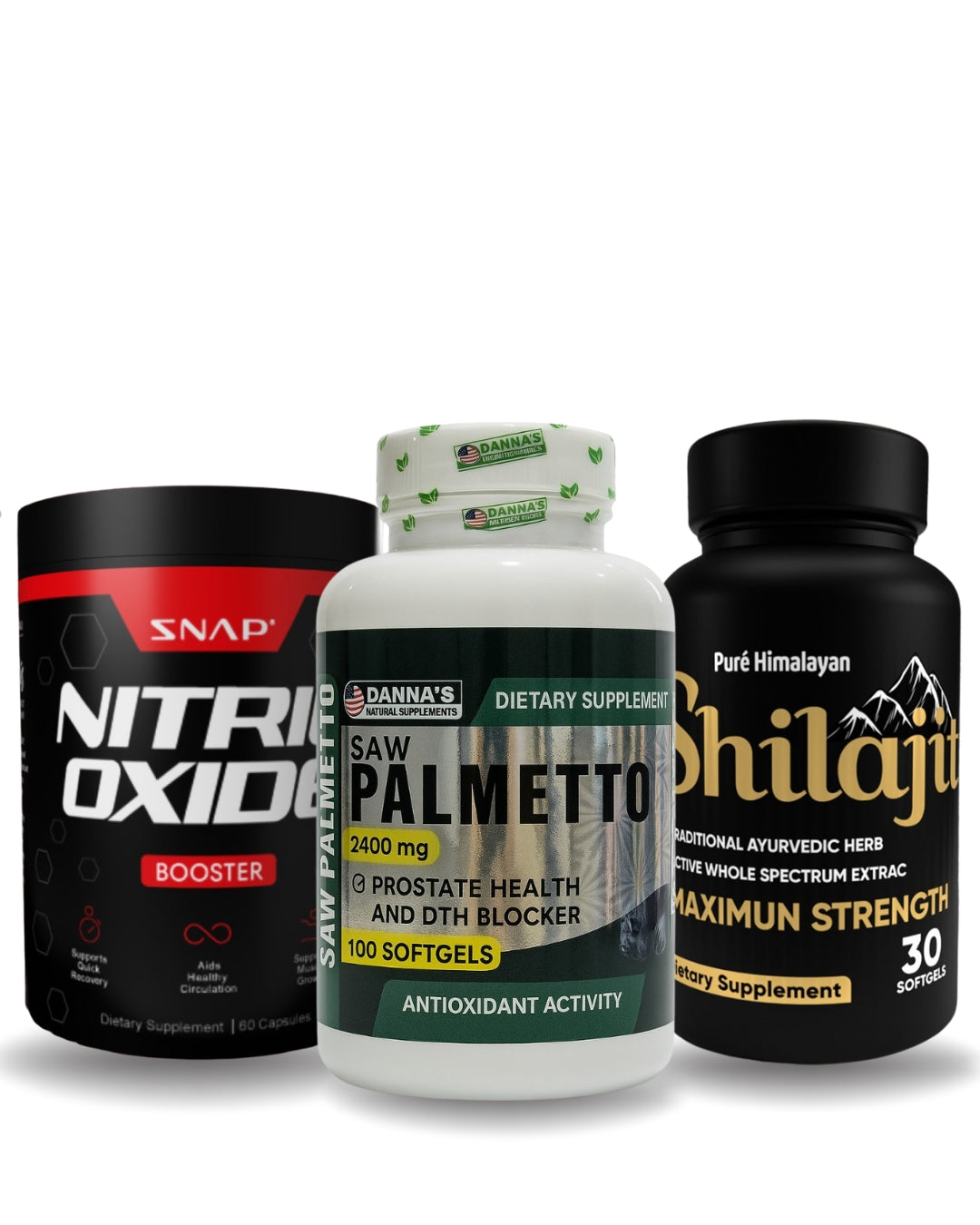 COMBO Oxid nitric + Shilajit + Saw Palmetto