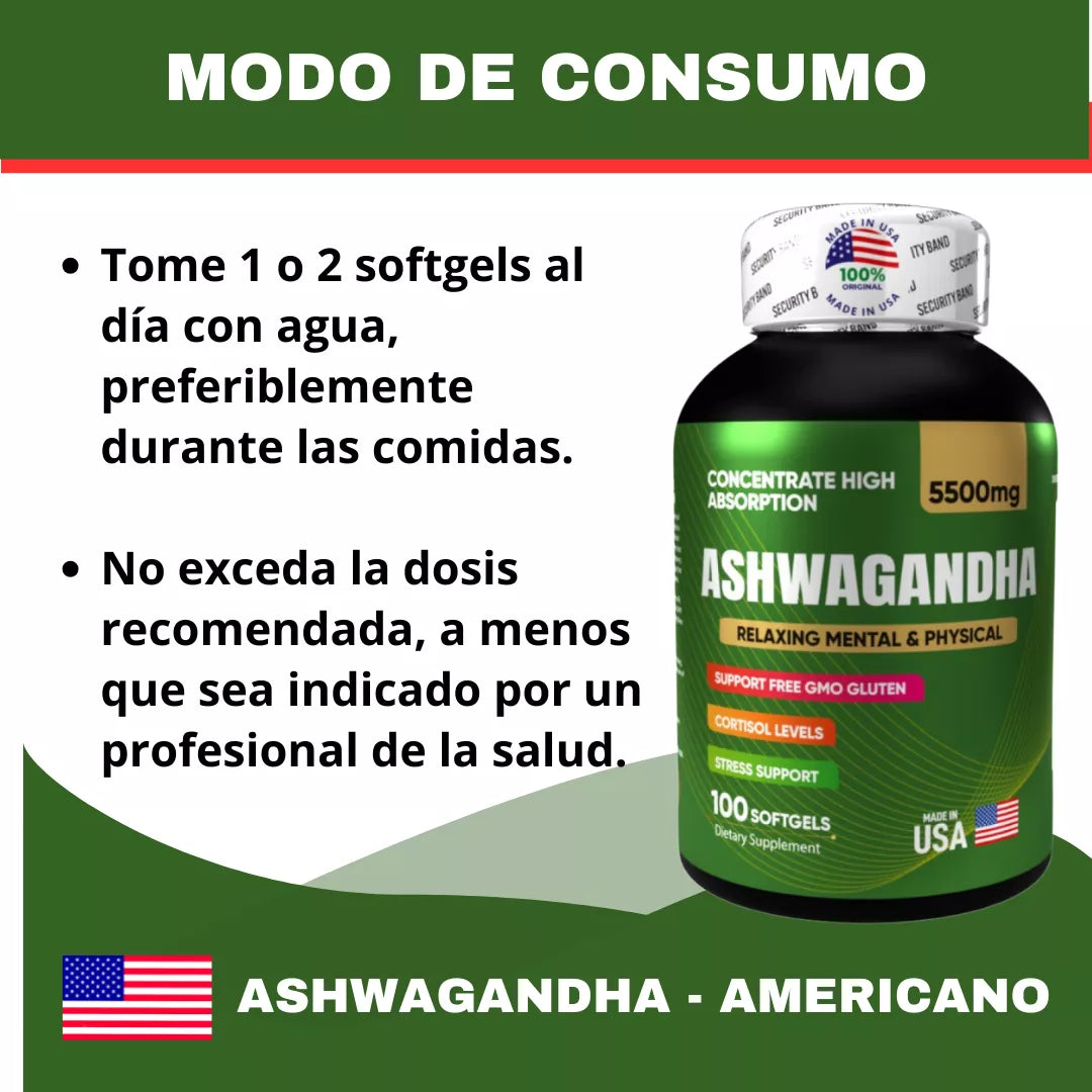 ASHWAGANDHA ORIGINAL CÁPSULAS EN GEL