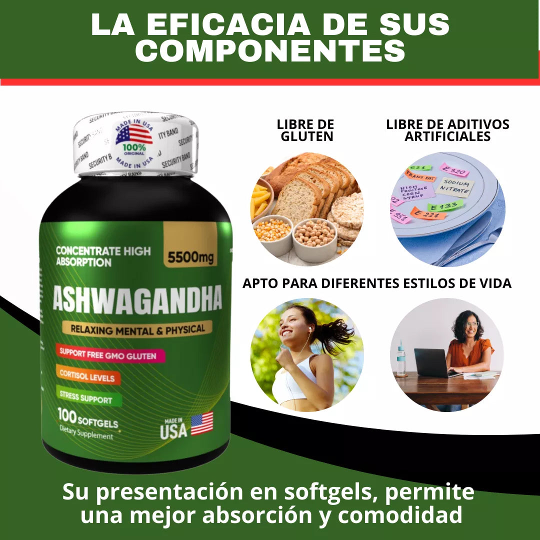 ASHWAGANDHA ORIGINAL CÁPSULAS EN GEL