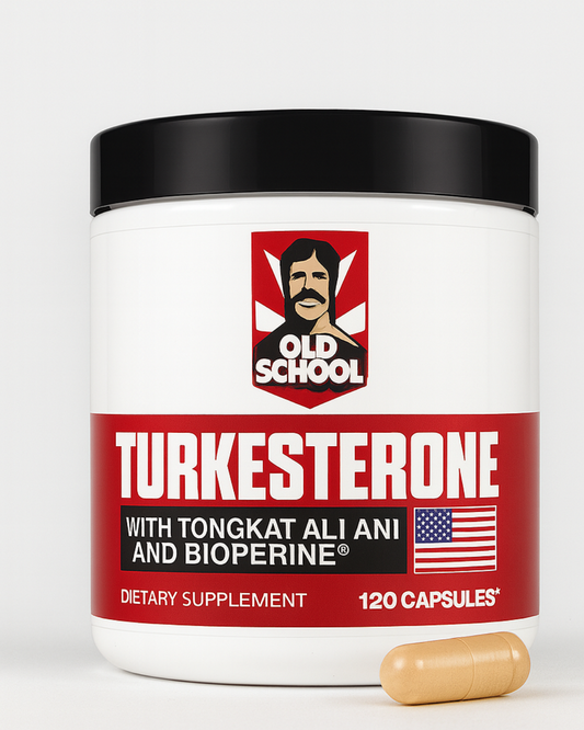 TURKESTERONE OLD SCHOOL – Recupera Tu Energía, Libido y Vitalidad Masculina