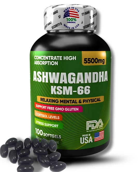 ASHWAGANDHA KSM-66 ORIGINAL CÁPSULAS EN GEL