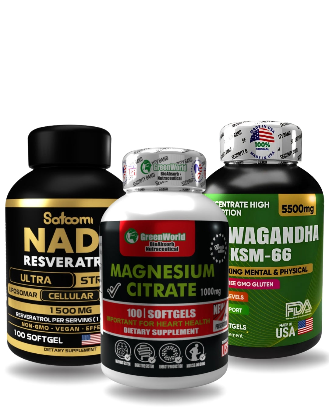 COMBO Nad + Ashwagandha + Magnesio